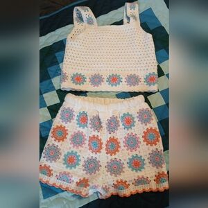 Cute Toddler 2 Piece Woven Outfit